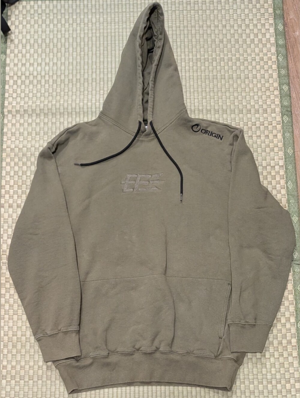 Origin x Echelon Front 100 Kilo Hoodie Olive Men's Size XL Made in USA